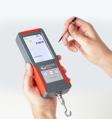 Digital force gauge screen