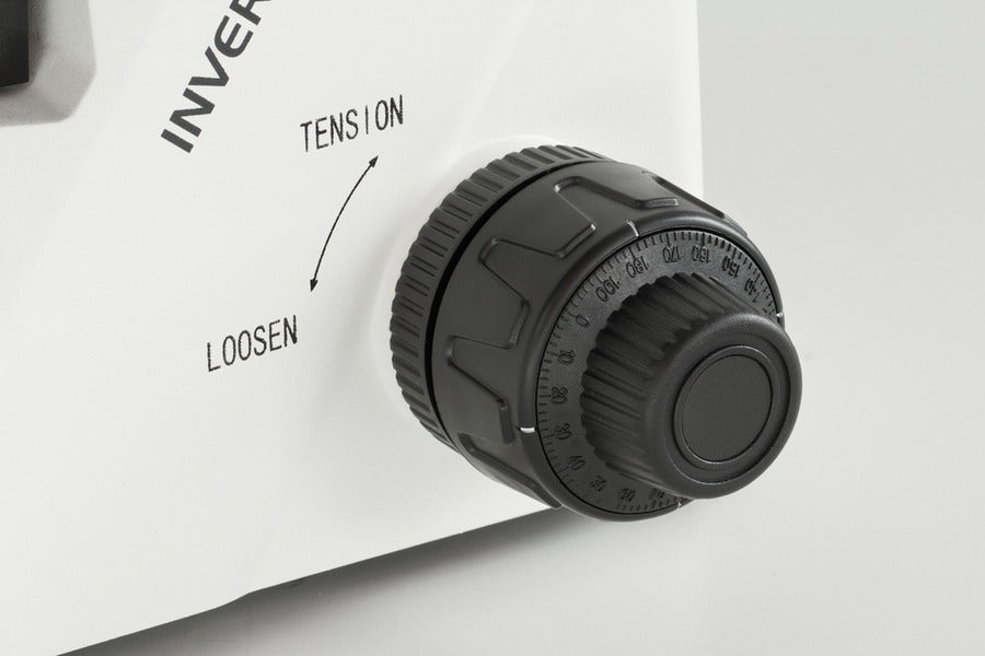 Microscope focus tension adjustment knob