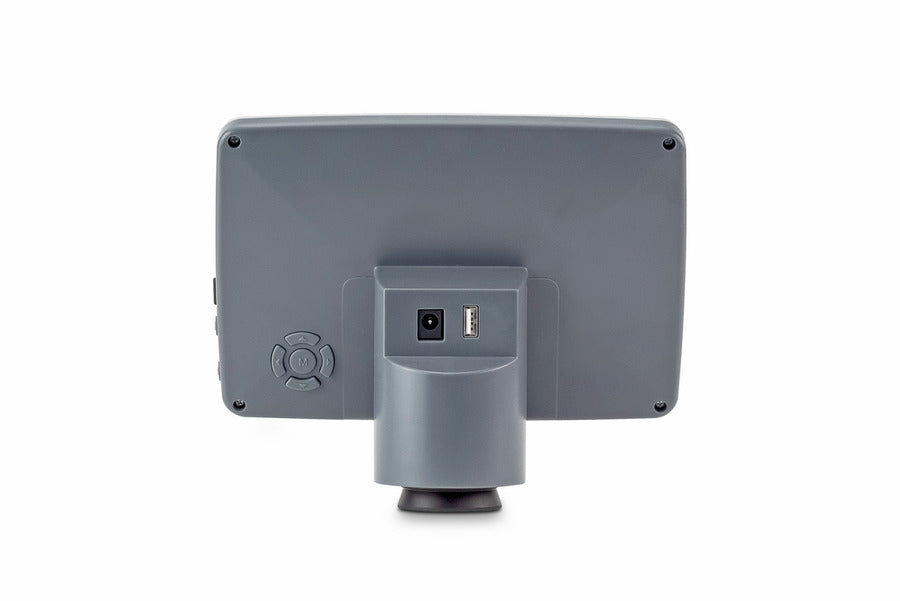 Compound Microscope back view plug entry