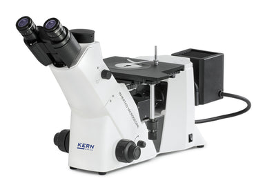 inverted microscope with stage and illumination system