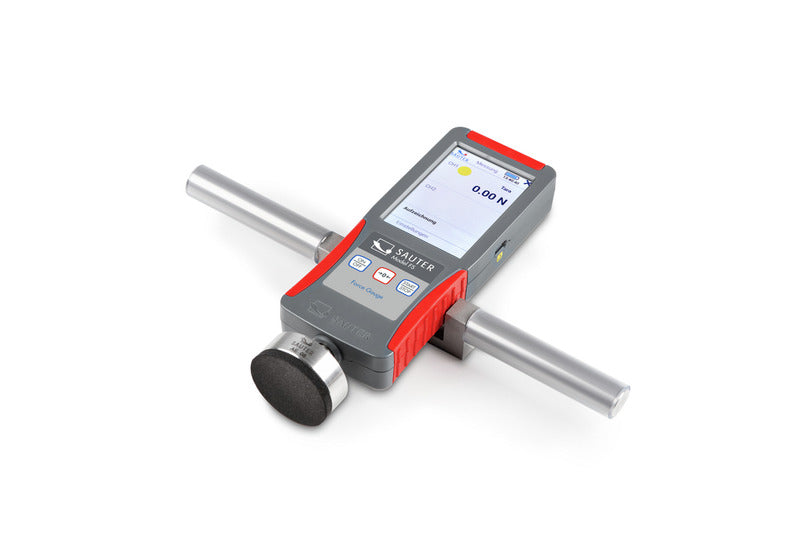 Digital force gauge with attachment 