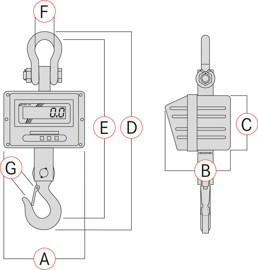 crane scale drawing