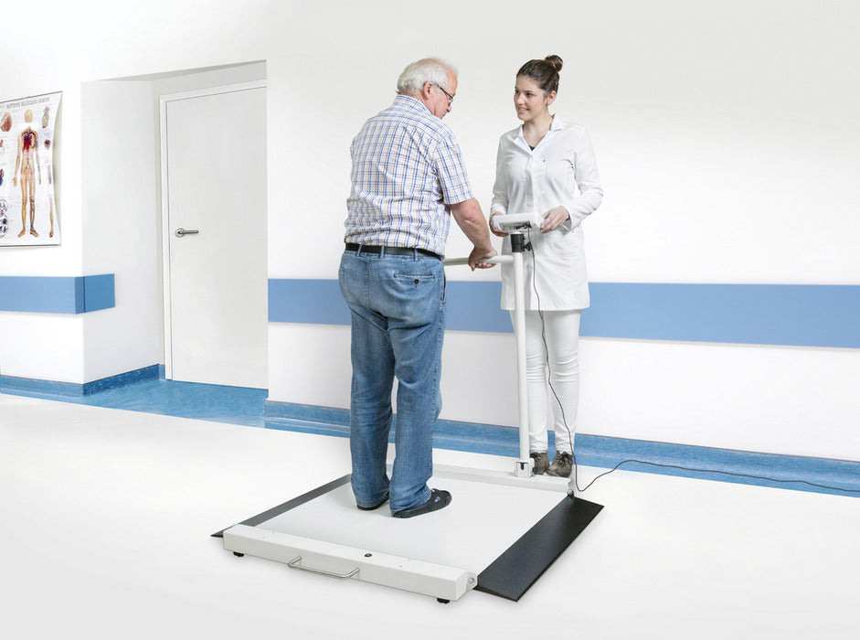 Wheelchair platform with patient