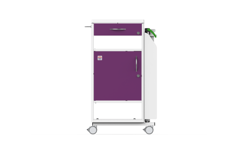 PROMA REHA NS-21 Bedside Cabinet with Overbed Table