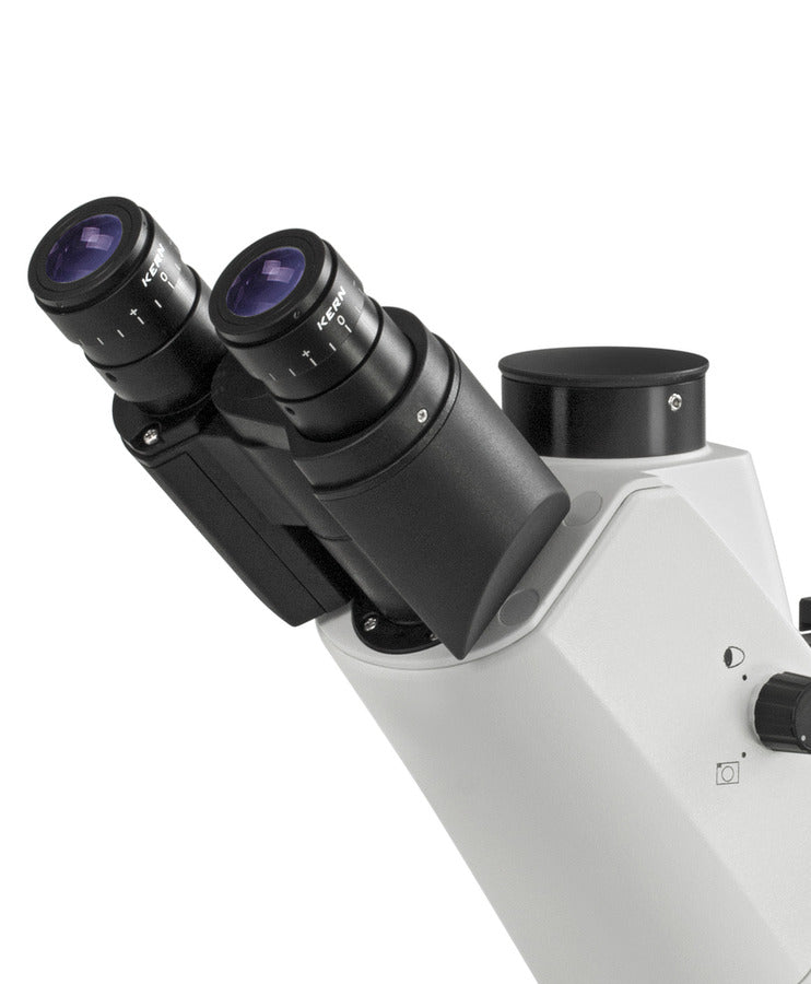 Binocular eyepieces of inverted microscope