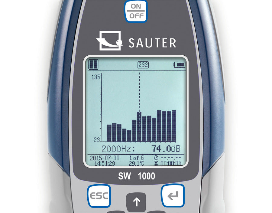 Sound Level Meter screen view