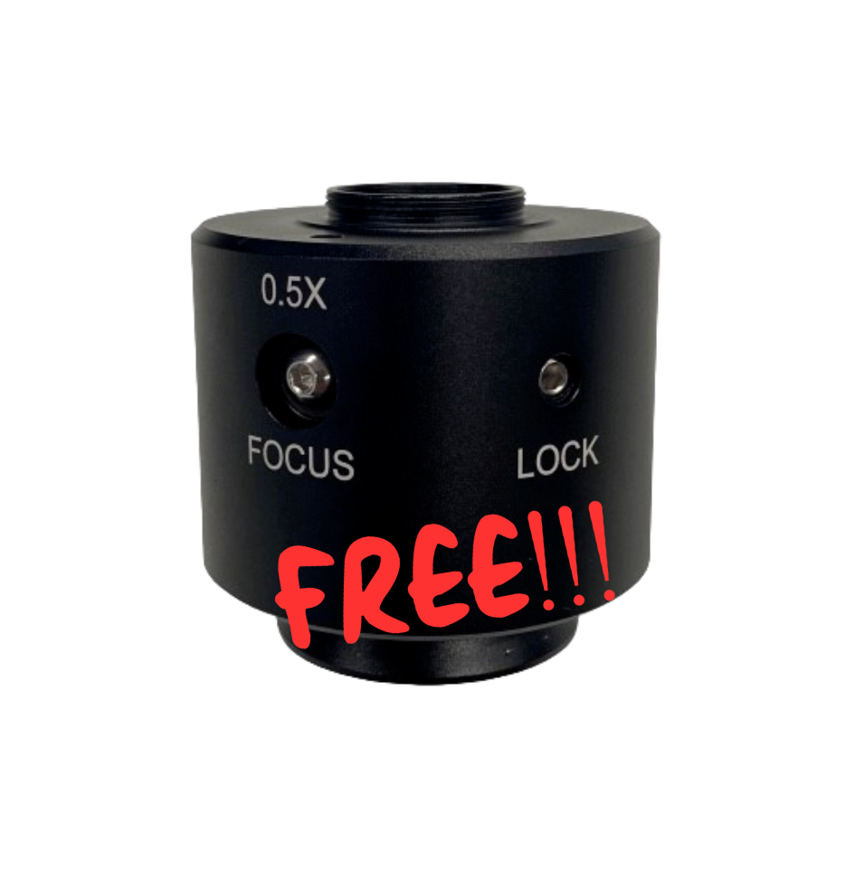 C-mount camera adapter 0,5x