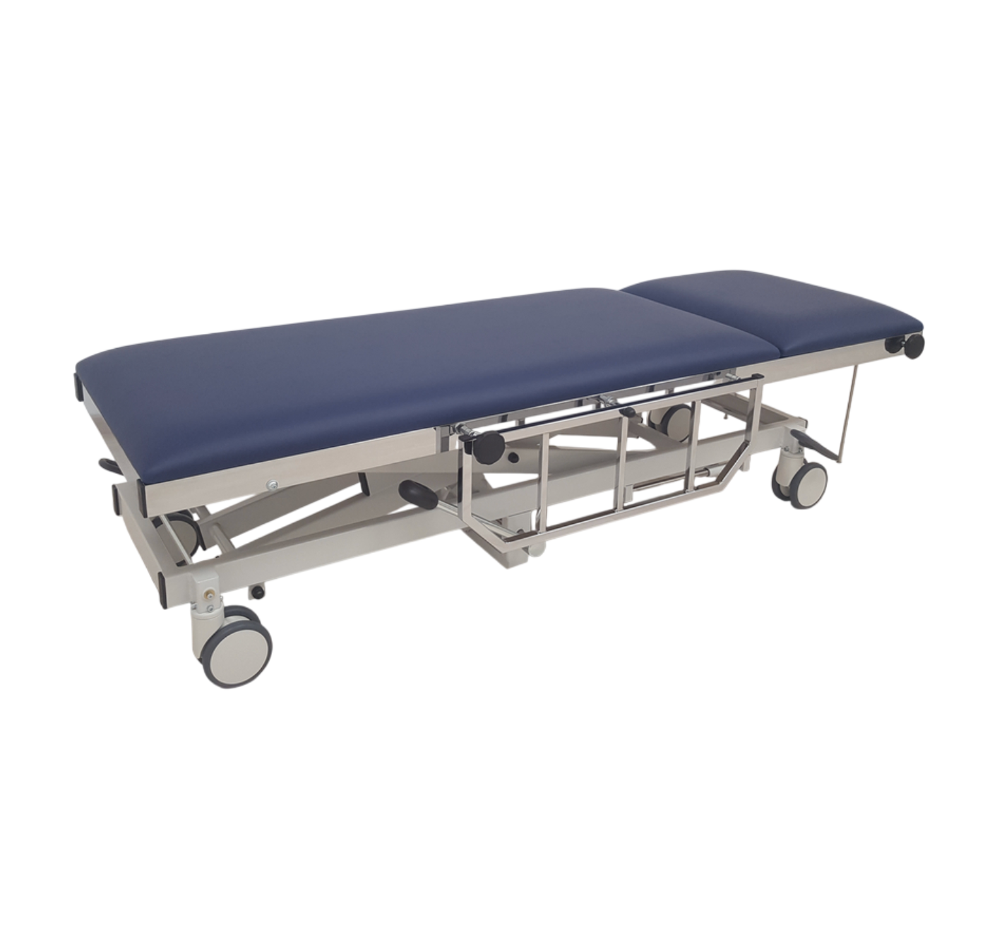 AGA Patient Transport Table Hydraulic Height Adjustment and Side Guards (800 mm width)