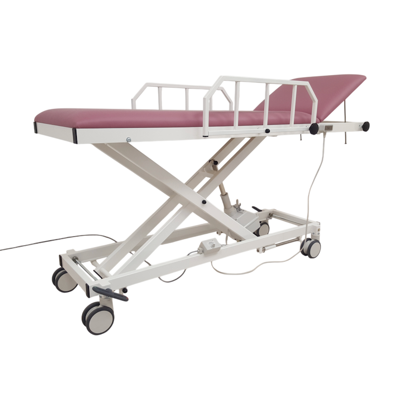 AGA Patient Transport Table Electric Height Adjustment and Side Guards (650 mm)