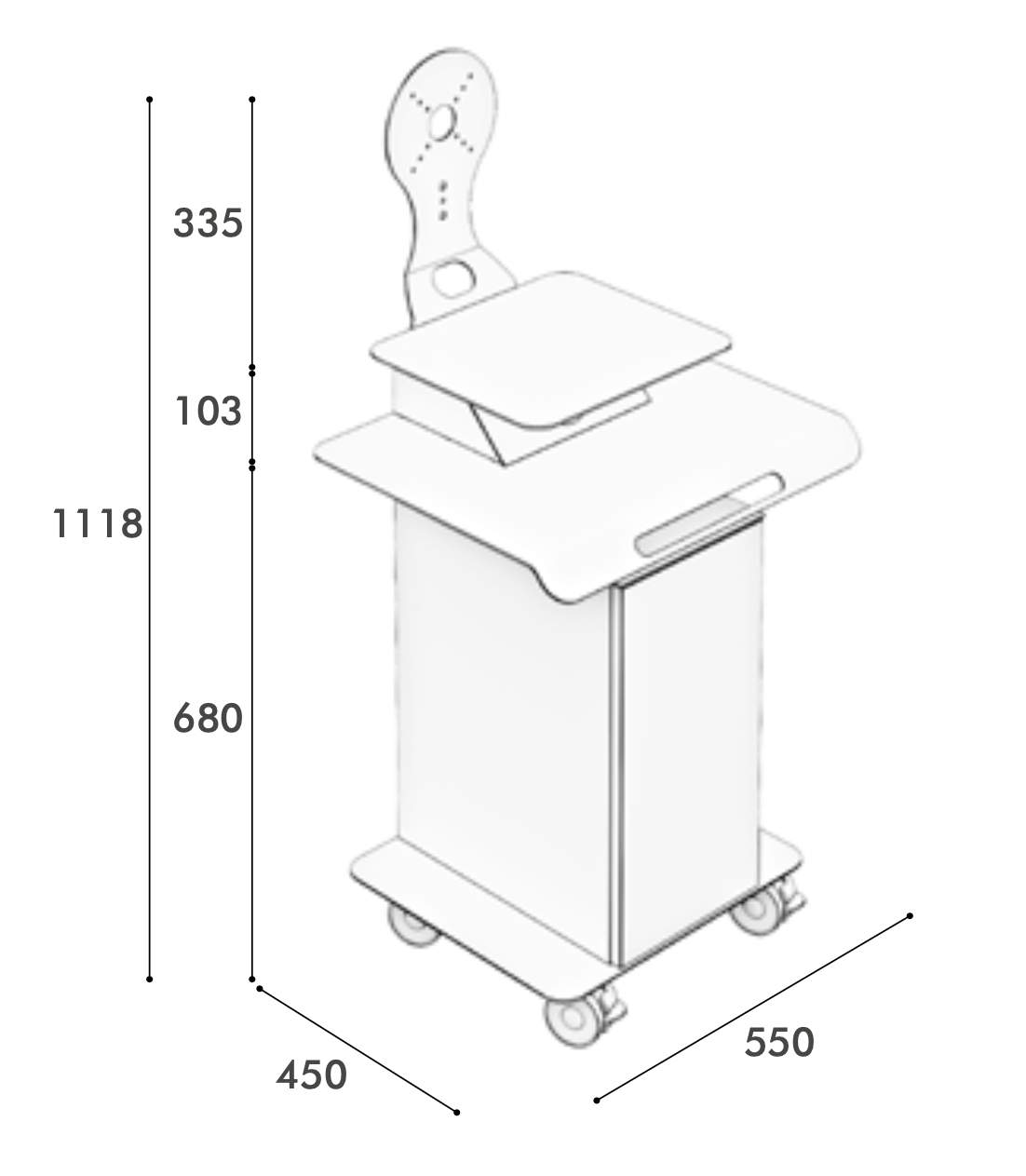Edarredo Tender - Computer Cabinet