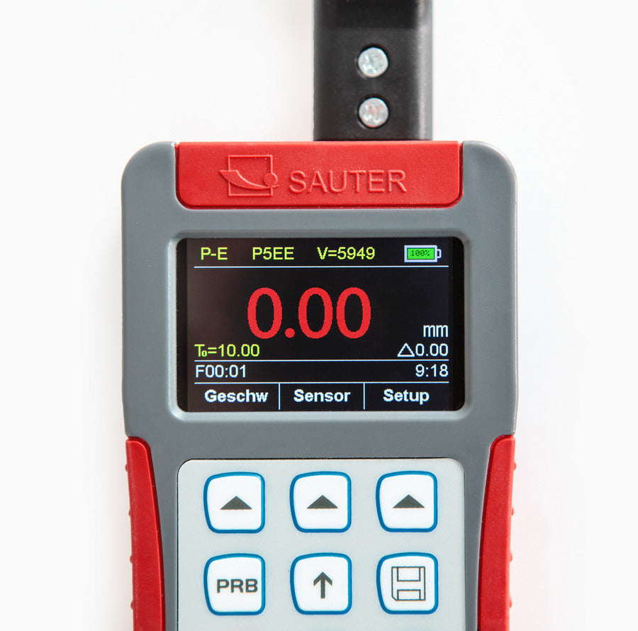 Ultrasonic Thickness Gauge screen view