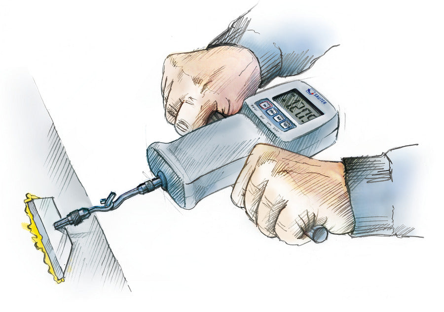 Digital force gauge drawing explanation 