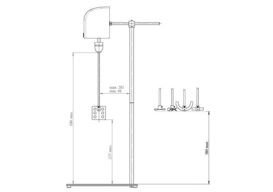 Biosan MM-1000 Overhead Stirrer Multi Mixer