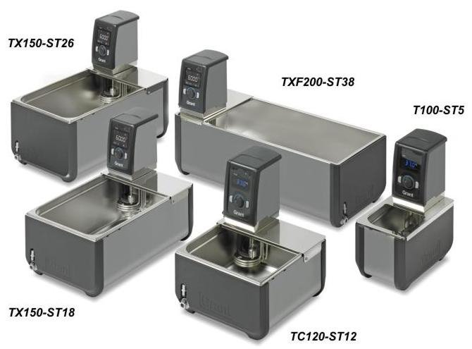 Grant Optima Series Heating Circulators and Stirred Water Baths