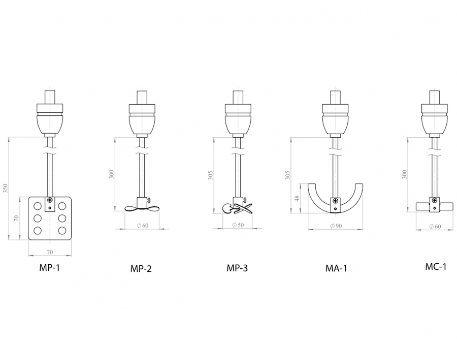 Biosan MM-1000 Overhead Stirrer Multi Mixer