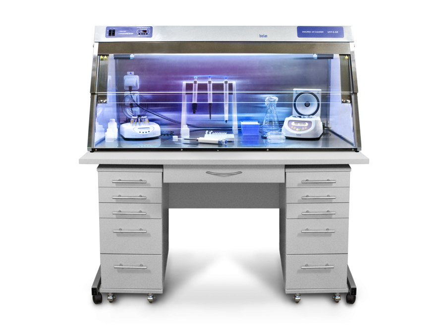 Biosan T-4L + LF-1 Laboratory Desk With Drawers